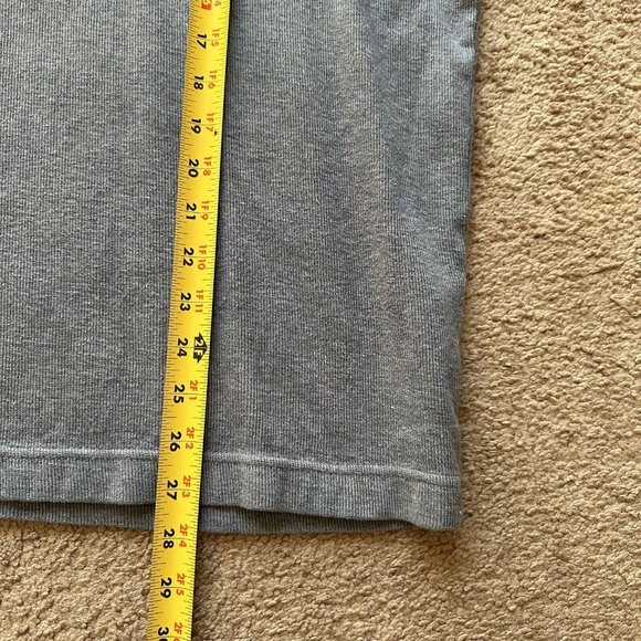 Timberland Sweater Mens Large *Stain* Crewneck Short Sleeve Grey Logo - Picture 7 of 10